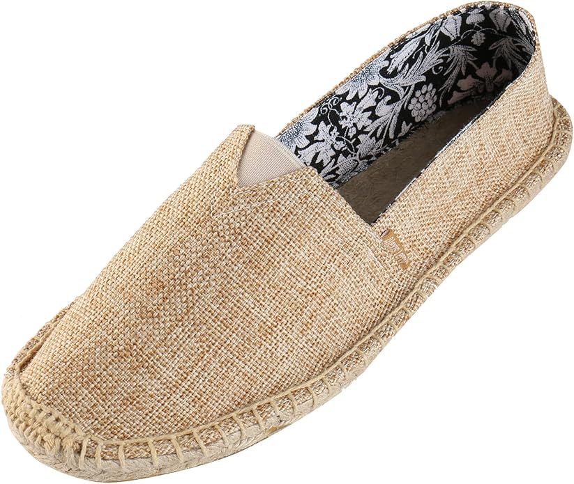 Alexis Leroy Men's Fashion Casual Canvas Slip on Flat Espadrilles #v2