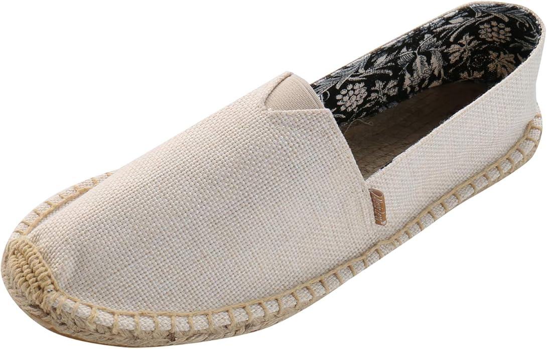 Alexis Leroy Men's Fashion Casual Canvas Slip on Flat Espadrilles #v3