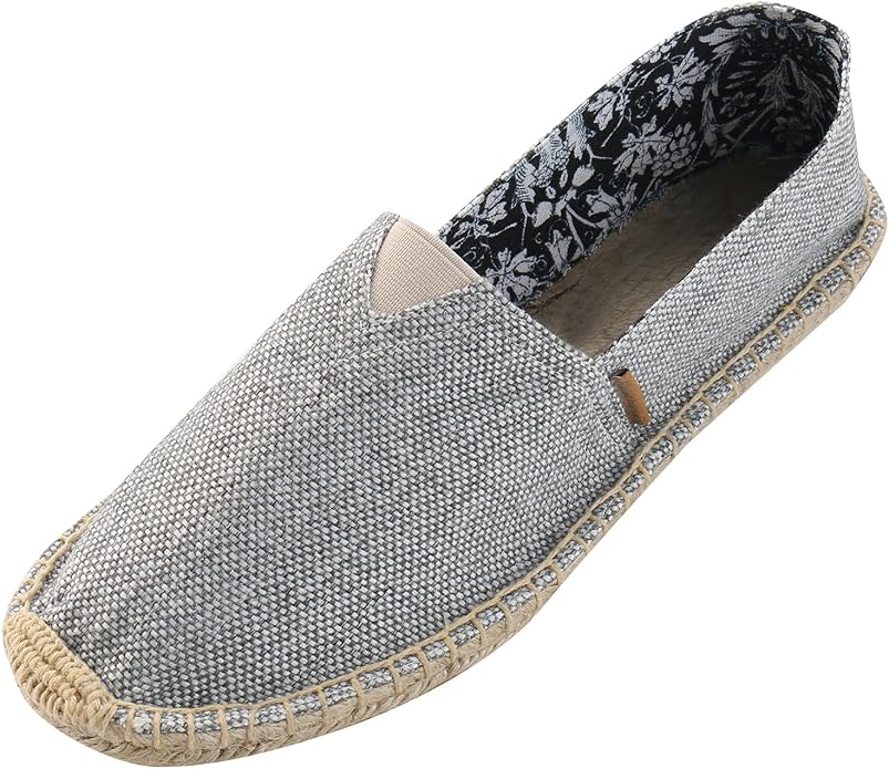 Alexis Leroy Men's Fashion Casual Canvas Slip on Flat Espadrilles #v4