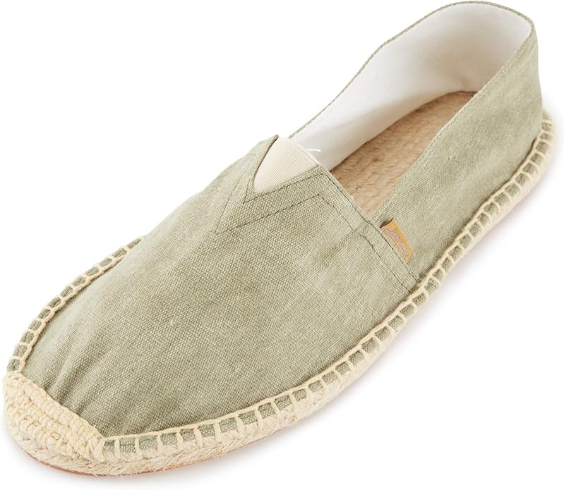 Alexis Leroy Men's Fashion Casual Canvas Slip on Flat Espadrilles #v7