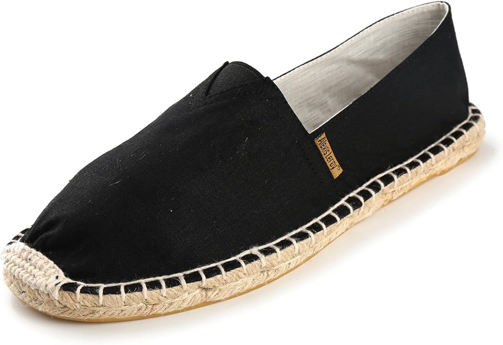 Alexis Leroy Men's Fashion Casual Canvas Slip on Flat Espadrilles #v8