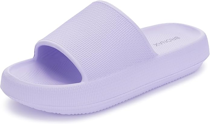 BRONAX Pillow Slippers for Women and Men | House Slides Shower Sandals | Cushioned Thick Sole #ves7