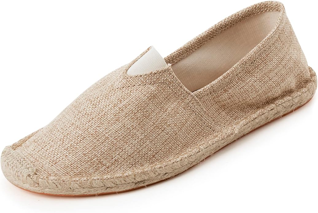 Espadrilles for Men with Flat Slip-on Fashion Casual Classic Canvas #v1