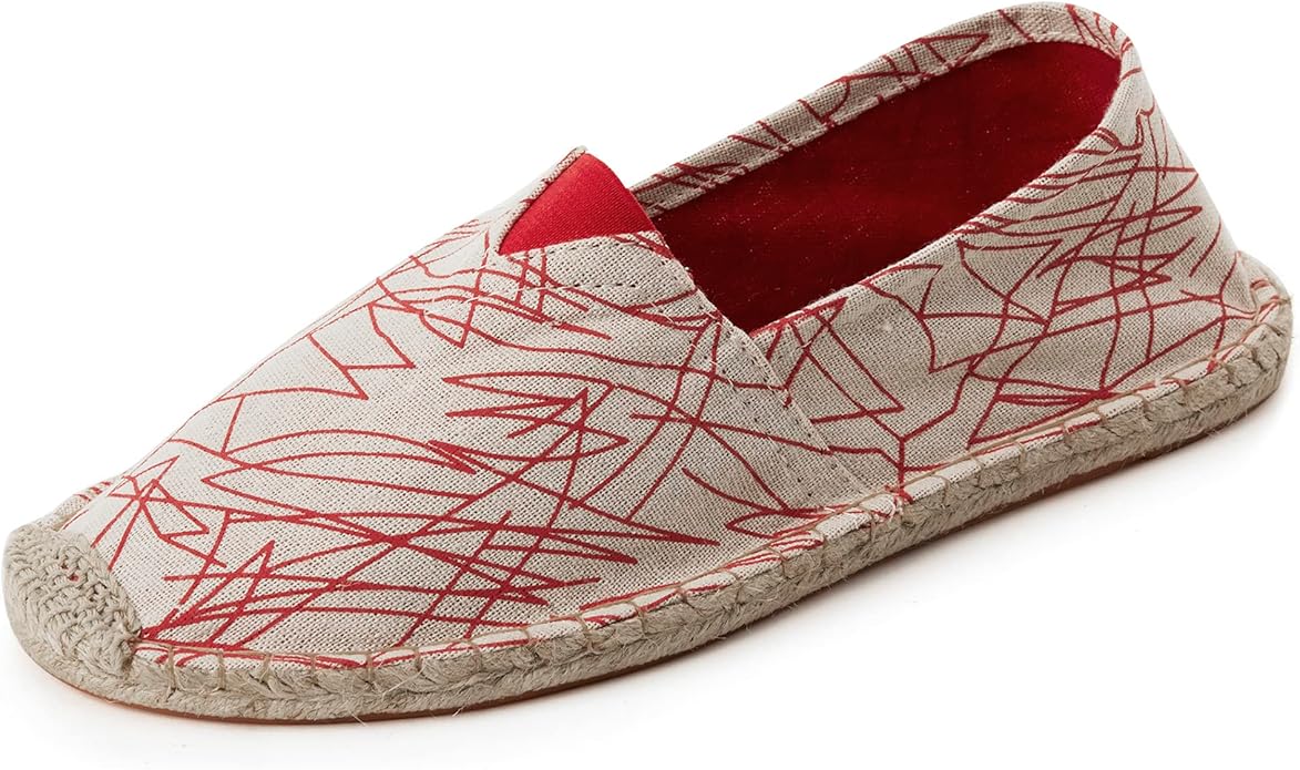 Espadrilles for Men with Flat Slip-on Fashion Casual Classic Canvas #v11