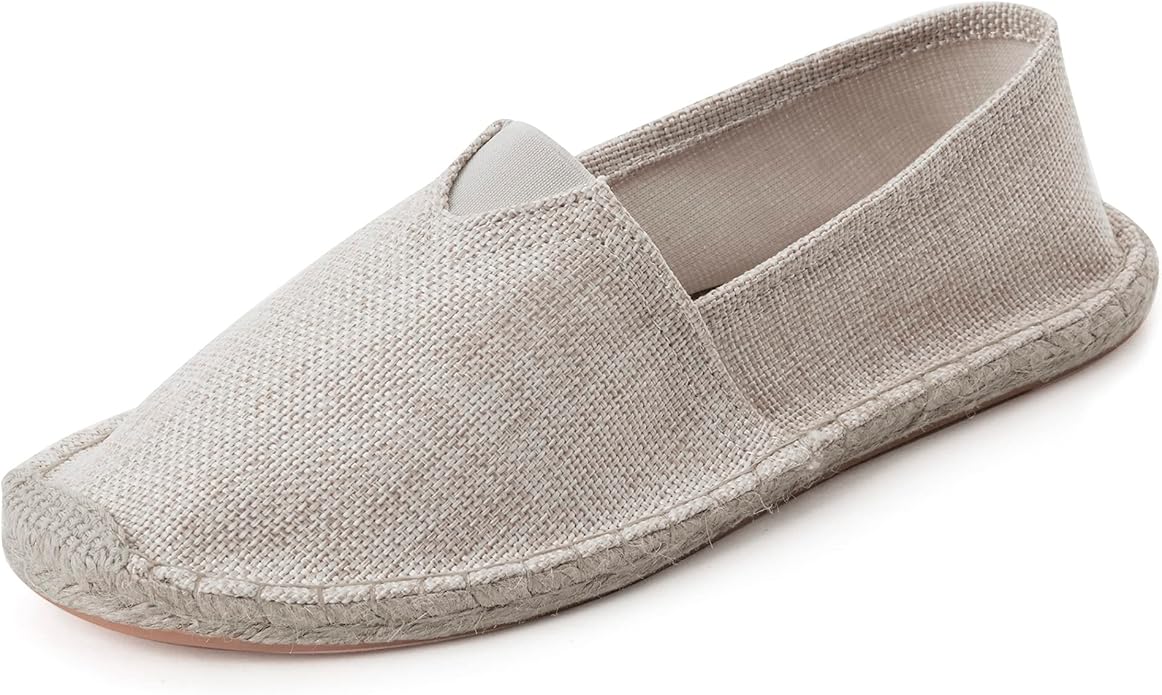 Espadrilles for Men with Flat Slip-on Fashion Casual Classic Canvas #v5