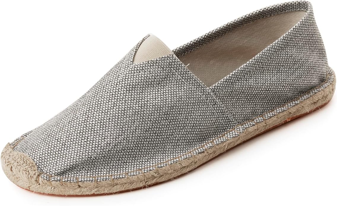 Espadrilles for Men with Flat Slip-on Fashion Casual Classic Canvas #v6