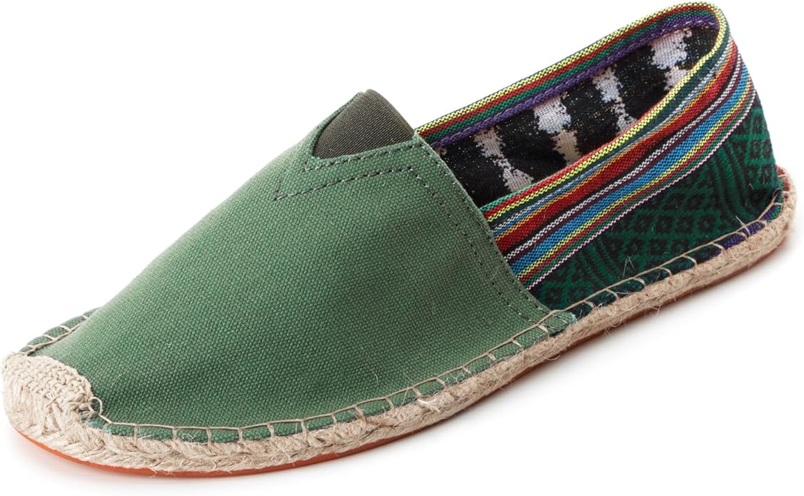 Espadrilles for Men with Flat Slip-on Fashion Casual Classic Canvas #v9