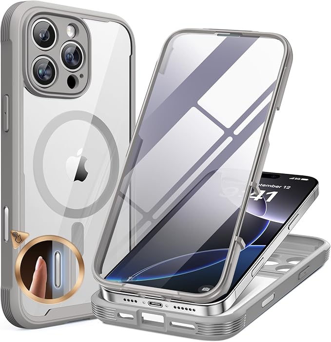 Miracase for iPhone SE Phone Case 3rd/2nd Generation 2022 2020 Full-Body with Built-in Glass Screen Protector, Heavy Duty 360° Protective Shockproof Bumper Cover for iPhone 8/SE, Blue #vs25)