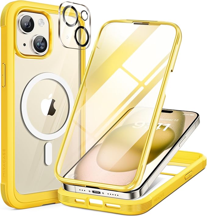 Miracase for iPhone SE Phone Case 3rd/2nd Generation 2022 2020 Full-Body with Built-in Glass Screen Protector, Heavy Duty 360° Protective Shockproof Bumper Cover for iPhone 8/SE, Blue #vs8)