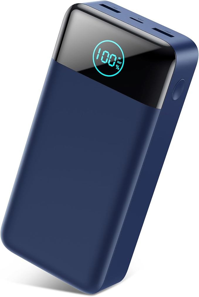 Portable Charger 50800mAh Power Bank,25W PD QC 4.0 USB C Fast Charging External Battery Pack,3 Output LCD Display Portable Cellphone Charger Compatible with iPhone 16/15/14/13/12,Samsung, Android etc #vs2)