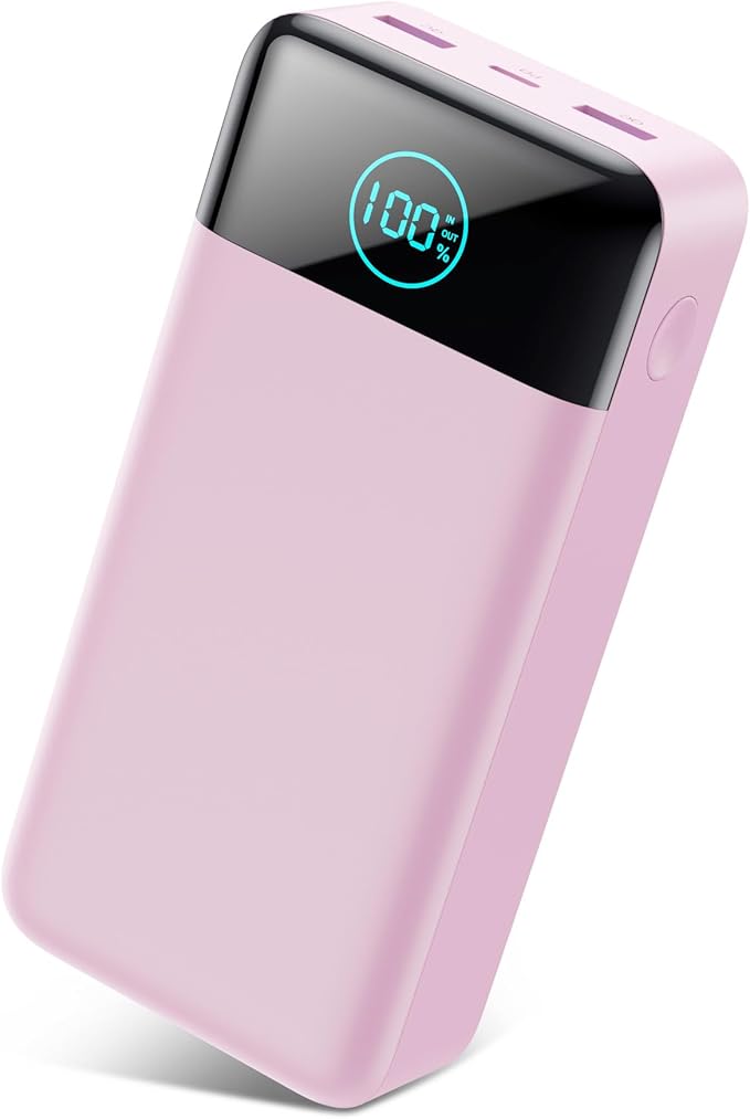 Portable Charger 50800mAh Power Bank,25W PD QC 4.0 USB C Fast Charging External Battery Pack,3 Output LCD Display Portable Cellphone Charger Compatible with iPhone 16/15/14/13/12,Samsung, Android etc #vs3)