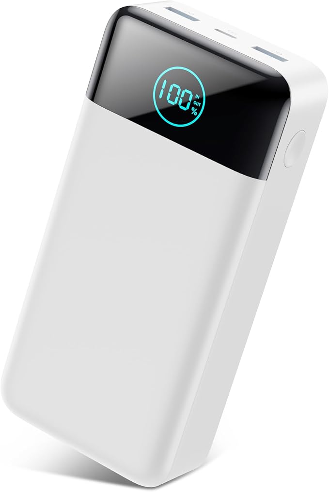 Portable Charger 50800mAh Power Bank,25W PD QC 4.0 USB C Fast Charging External Battery Pack,3 Output LCD Display Portable Cellphone Charger Compatible with iPhone 16/15/14/13/12,Samsung, Android etc #vs4)