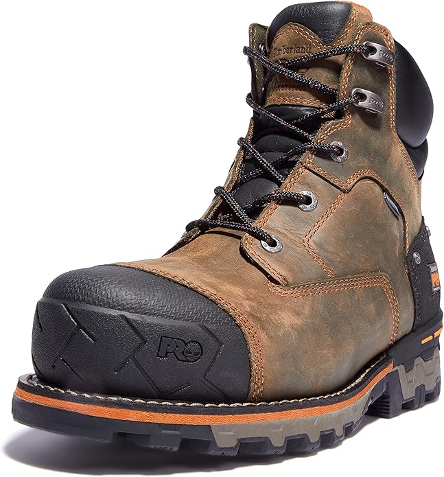 Timberland PRO Men's 6 Inch Boondock Comp Toe WP Ins Industrial Work Boot #ves2